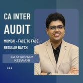 CA Inter Audit by CA Shubham Keswani | Face to Face Regular Batch in Mumbai | for May 26 & Sep 26 Eams